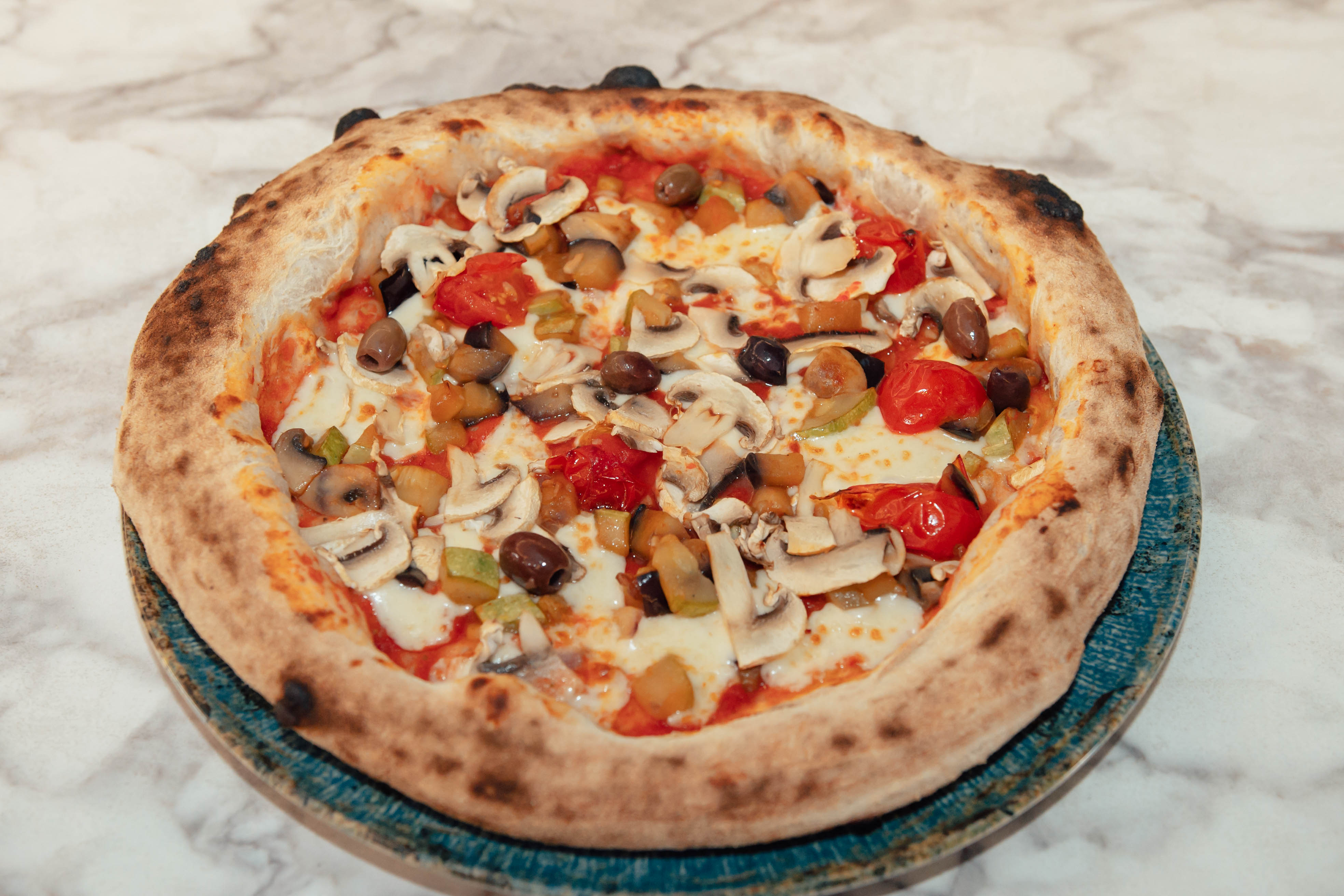 Pizza Con Verdure
